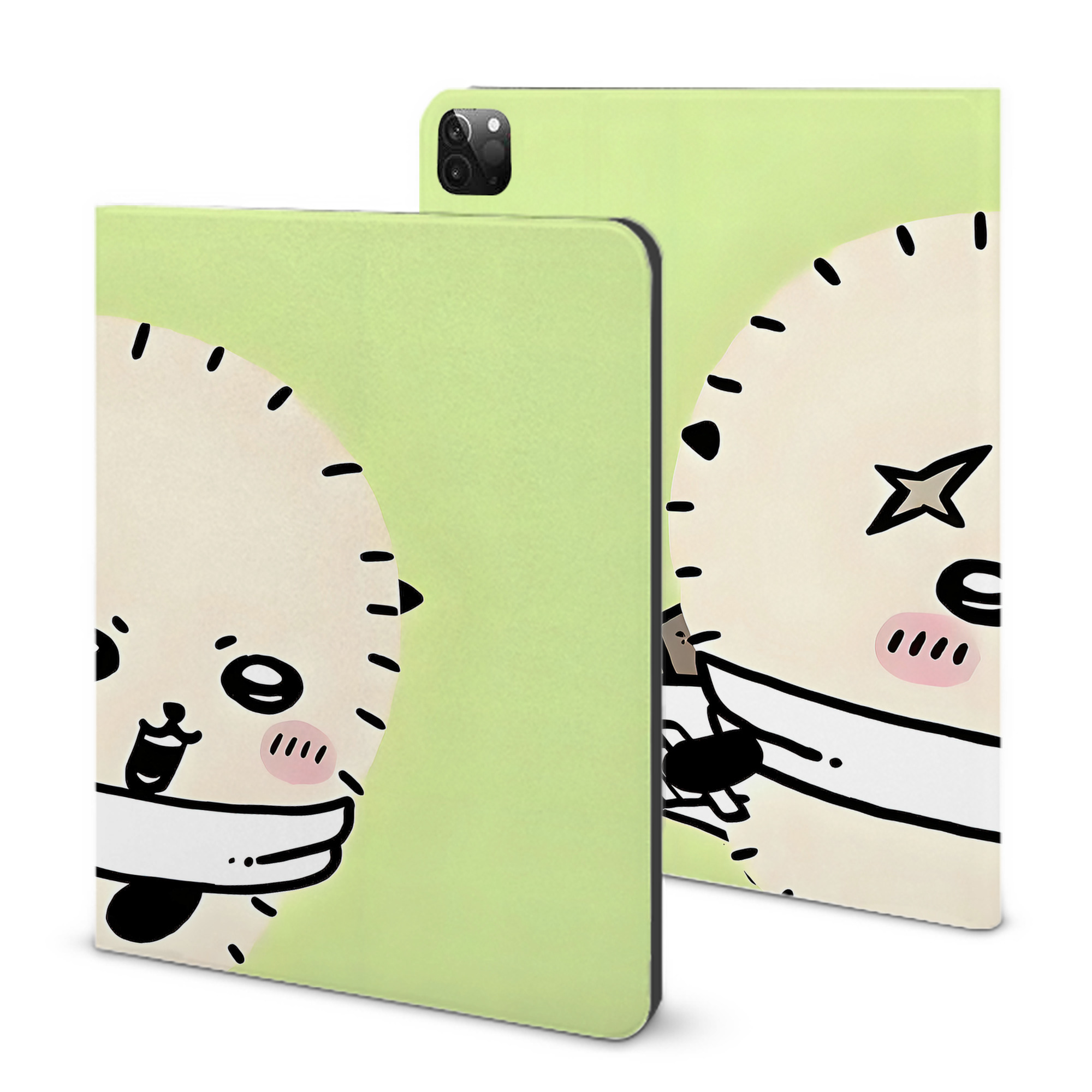 （画像用） ちいかわ Chii-kawa IPadケース ペンホルダー付き ブックスタイルデザイン